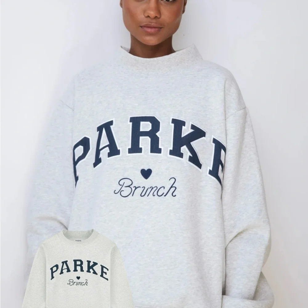 Sold do not buy!!!!Parke & Brunch Varisty Mockneck S/M - Picture 1 of 1
